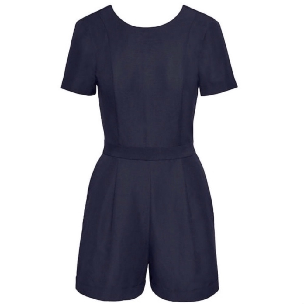 BANANA REPUBLIC NAVY ROMPER